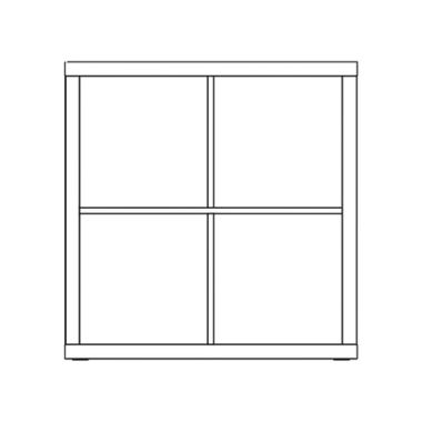 Box für Ikea Billy Regal, faltbare Stoffbox, Kiste - Anthrazit – Clutter  Cover
