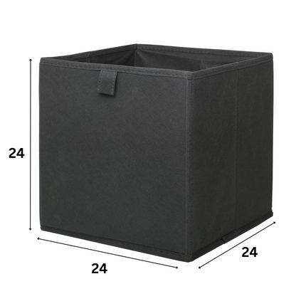 Box für Ikea Billy Regal, faltbare Stoffbox, Kiste - Grau