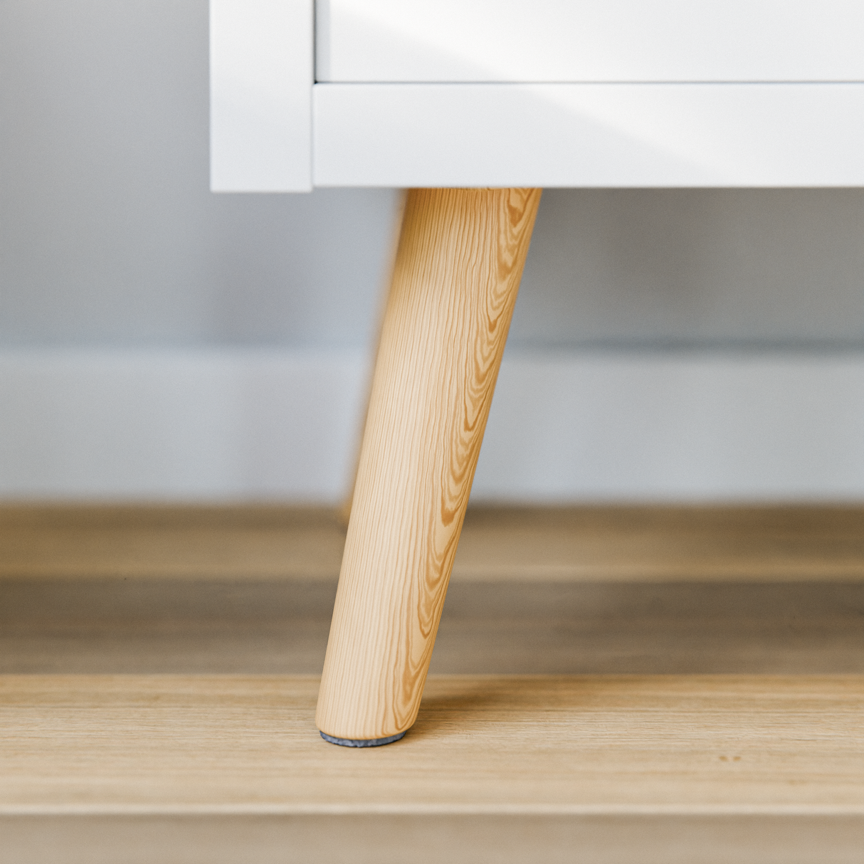 4 x Möbelfüße Regalbeine passend für Ikea Kallax Regal - Buchenoptik, 15 & 20cm Möbelfüße Clutter Cover