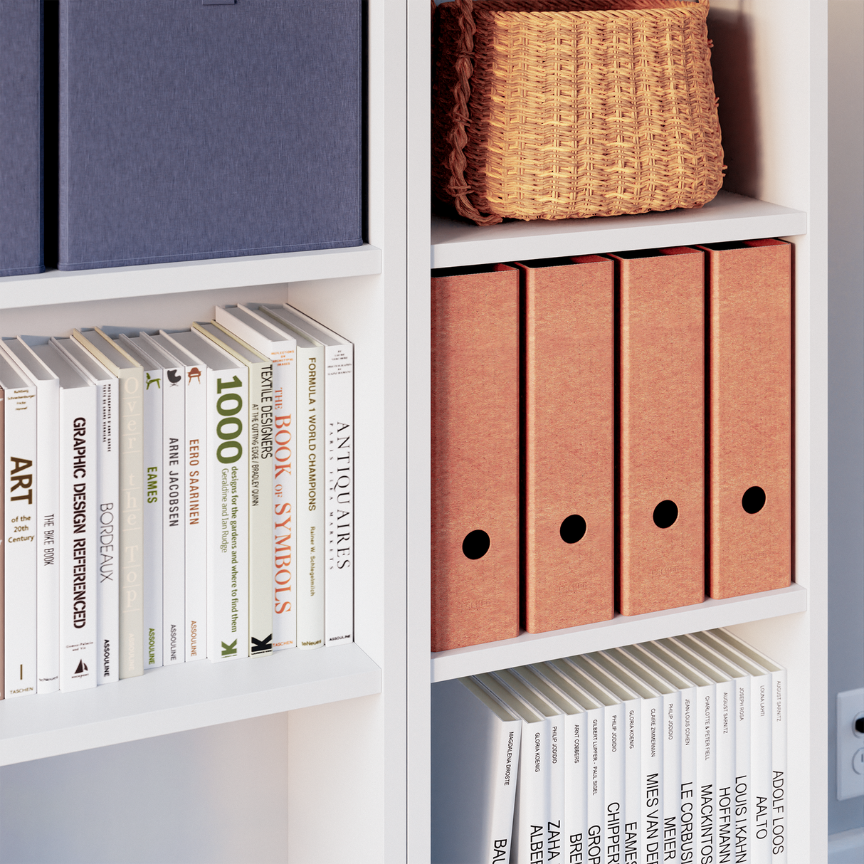 Aktenordner - vegane Ordner als verkürzte Form für IKEA Billy Regal Billy Einsatz Clutter Cover