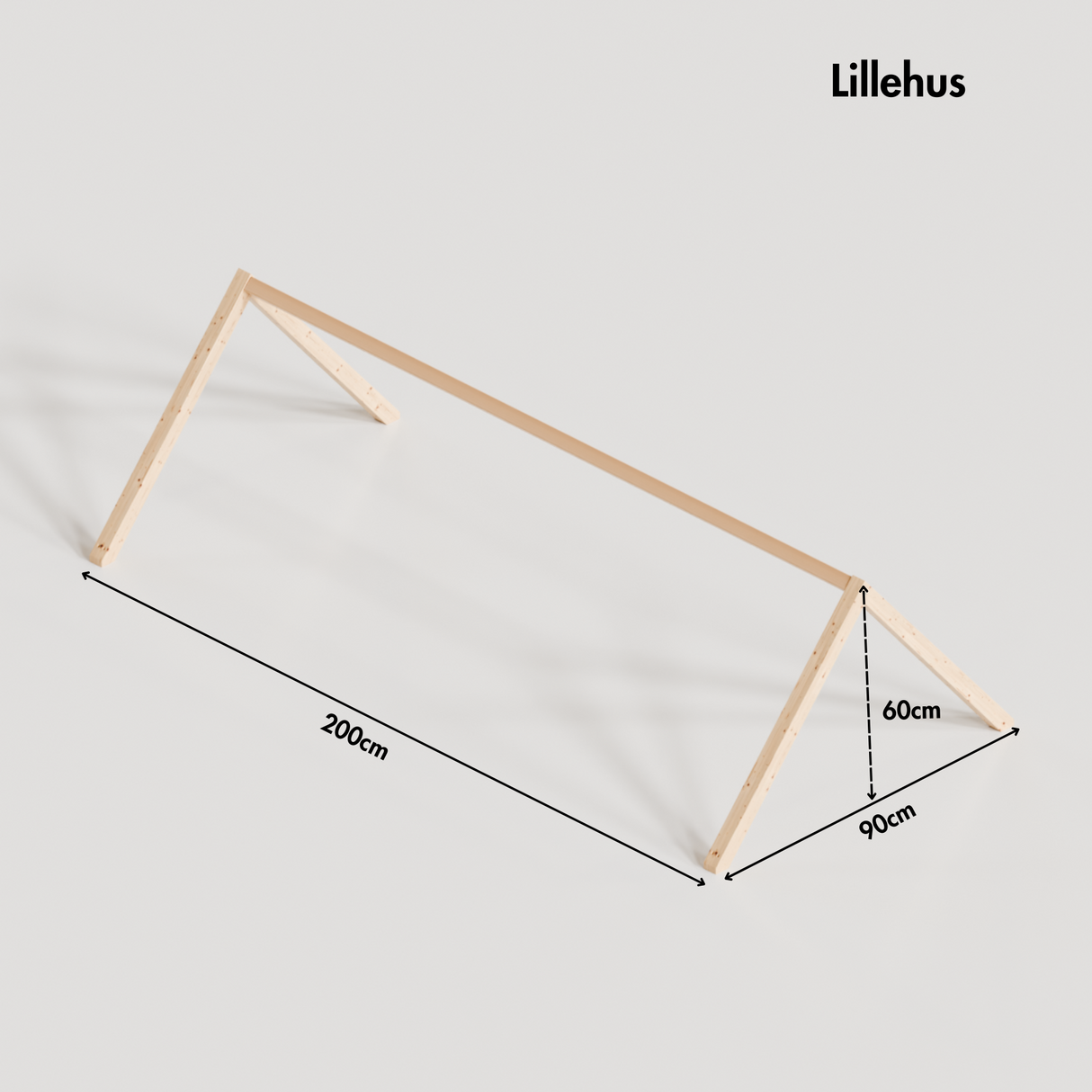 Dach „Lillehus“ für IKEA Kura Bett, Matratze unten Hausbett Dach Clutter Cover