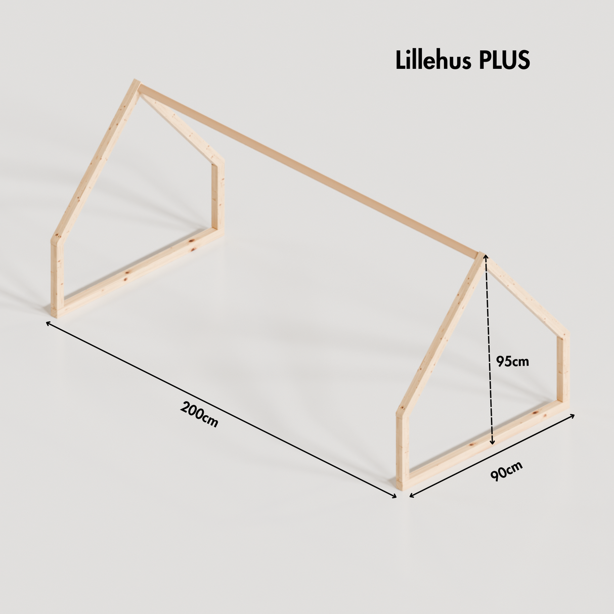 Dach „Lillehus“ PLUS für IKEA Kura Hochbett Dach für Kura Clutter Cover