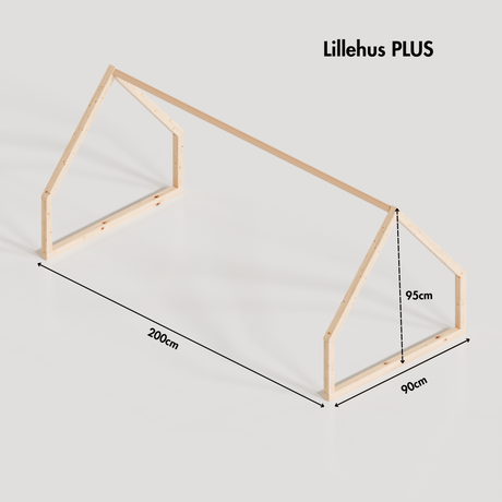 Dach „Lillehus“ PLUS für IKEA Kura Hochbett Dach für Kura Clutter Cover