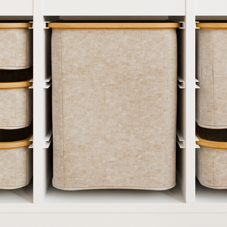 Box für IKEA Trofast Regal in Beige - verschiedene Größen Trofast Box Clutter Cover