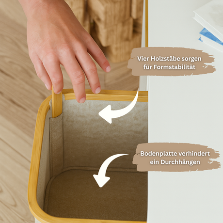 Box für IKEA Trofast Regal in Beige - verschiedene Größen Trofast Box Clutter Cover