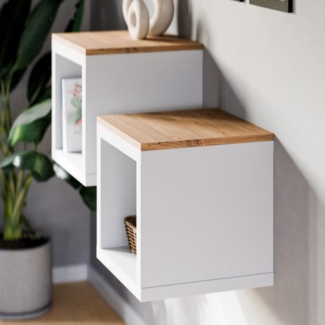 Holzplatte für IKEA Kallax Regal 1er, 2er, 3er oder 4er - Eiche Deckplatte Holzplatte Clutter Cover