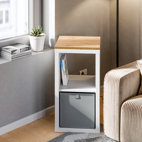 Holzplatte für IKEA Kallax Regal 1er, 2er, 3er oder 4er - Eiche Deckplatte Holzplatte Clutter Cover