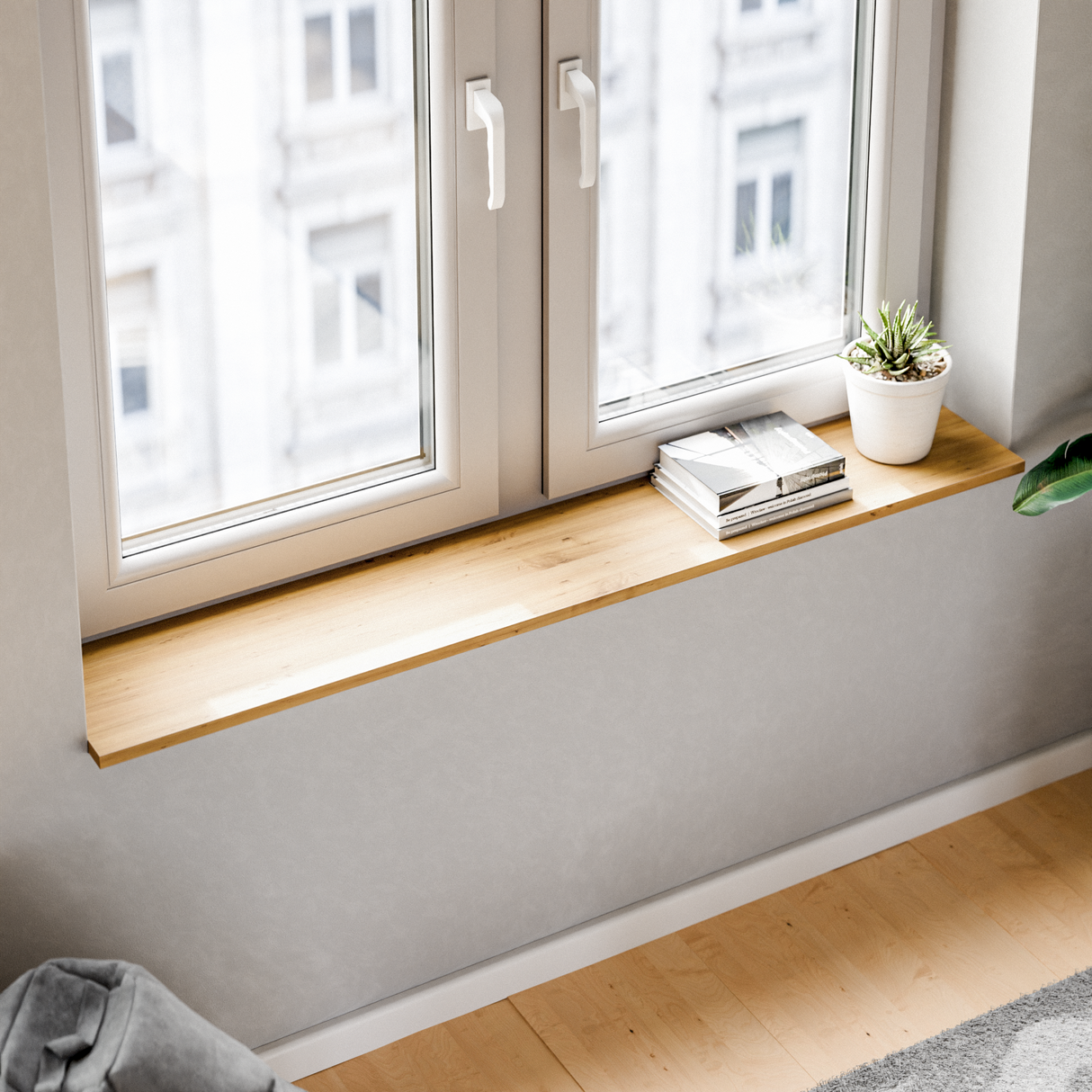 Holzplatte nach Maß im Stil Artisan Eiche - 19mm Stark, Länge bis 190cm, Breite bis 60cm Holzplatte Clutter Cover