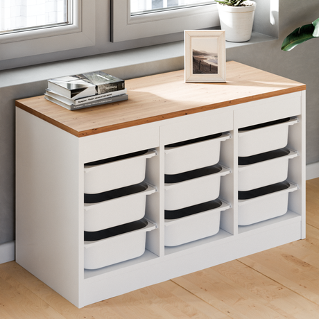 Holzplatte nach Maß im Stil Artisan Eiche - 19mm Stark, Länge bis 190cm, Breite bis 60cm Holzplatte Clutter Cover