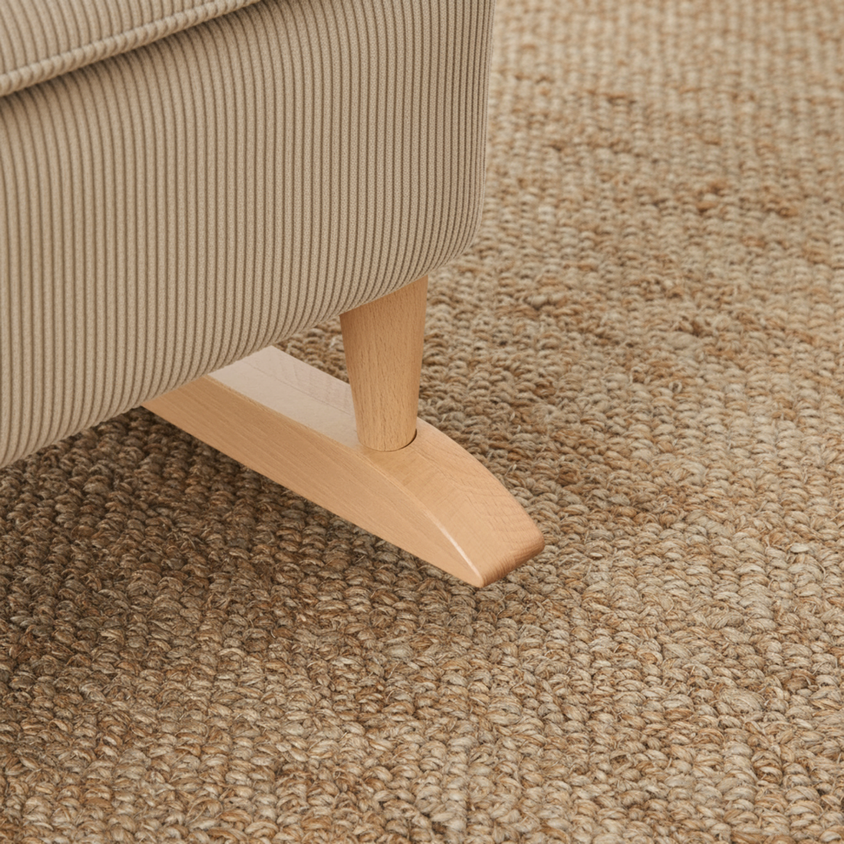 Kufen für IKEA Strandmon Sessel - Umbauset für Schaukelstuhl Möbelfüße Clutter Cover