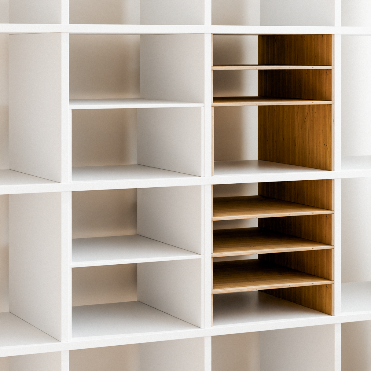 Fachteiler für IKEA Kallax Regal, verschiedene Varianten Fachteiler Clutter Cover