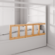 Gitter für IKEA Kura Bett, Rausfallschutz aus Holz 100 x 30cm Rausfallschutz Clutter Cover