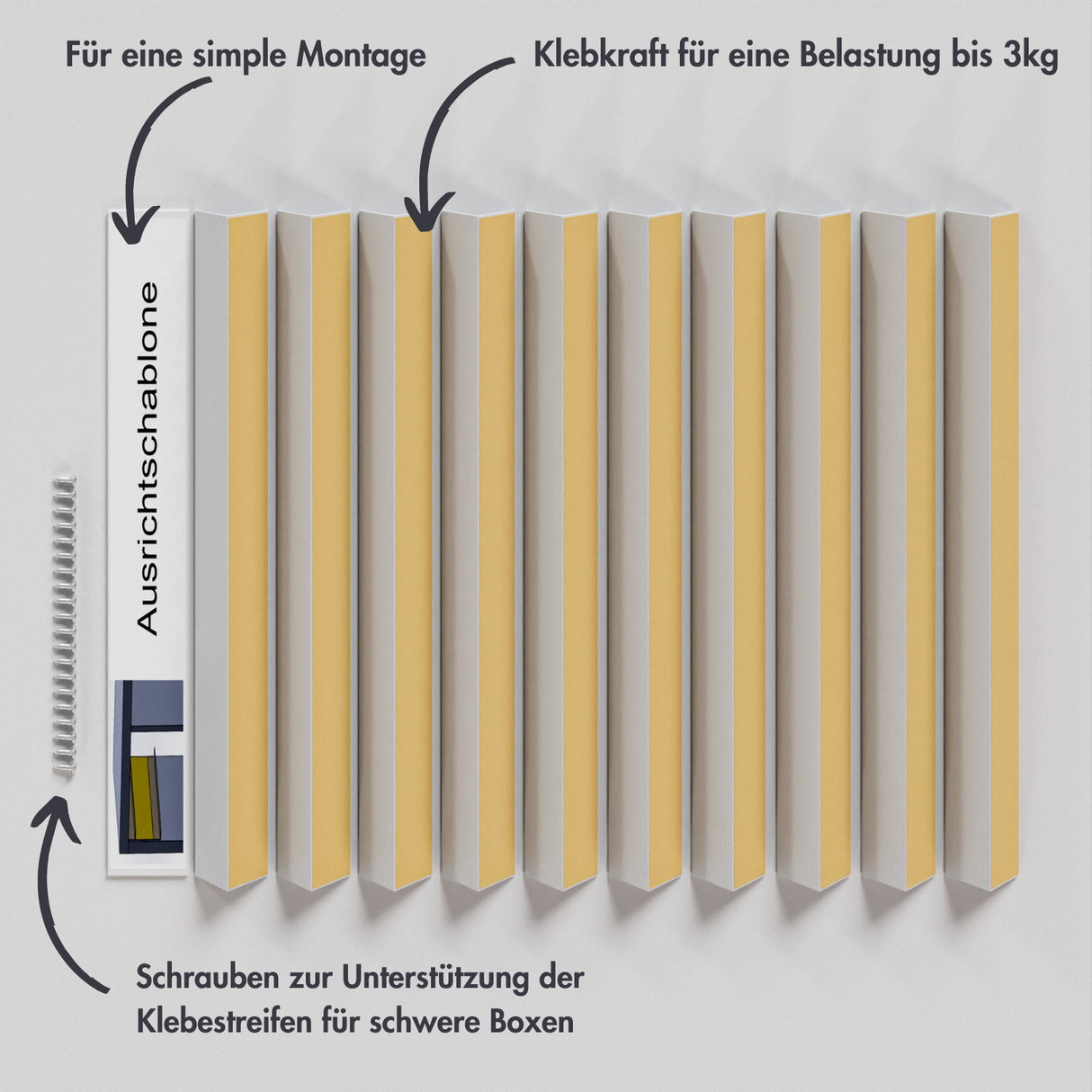 Ikea Kallax Halterung für Trofast Boxen, Schienensystem mit passenden Sortierkästen Kallax Einsatz Clutter Cover