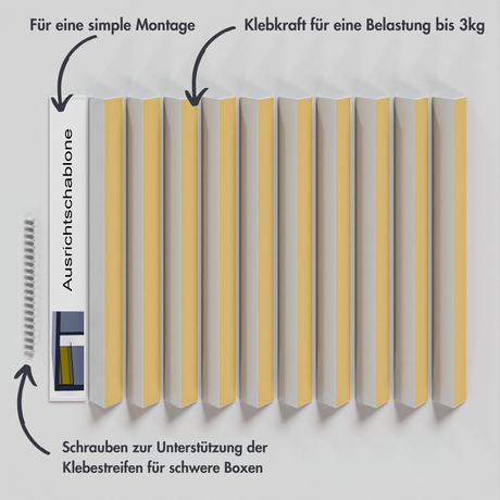 Ikea Kallax Halterung für Trofast Boxen, Schienensystem mit passenden Sortierkästen Kallax Einsatz Clutter Cover