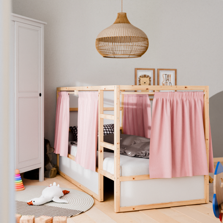 Vorhangstange für IKEA Kura Bett mit passendem Vorhang Vorhang Clutter Cover