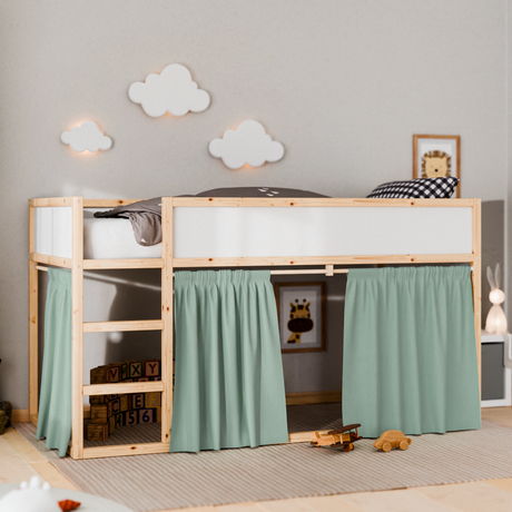 Vorhangstange für IKEA Kura Bett mit passendem Vorhang Vorhang Clutter Cover