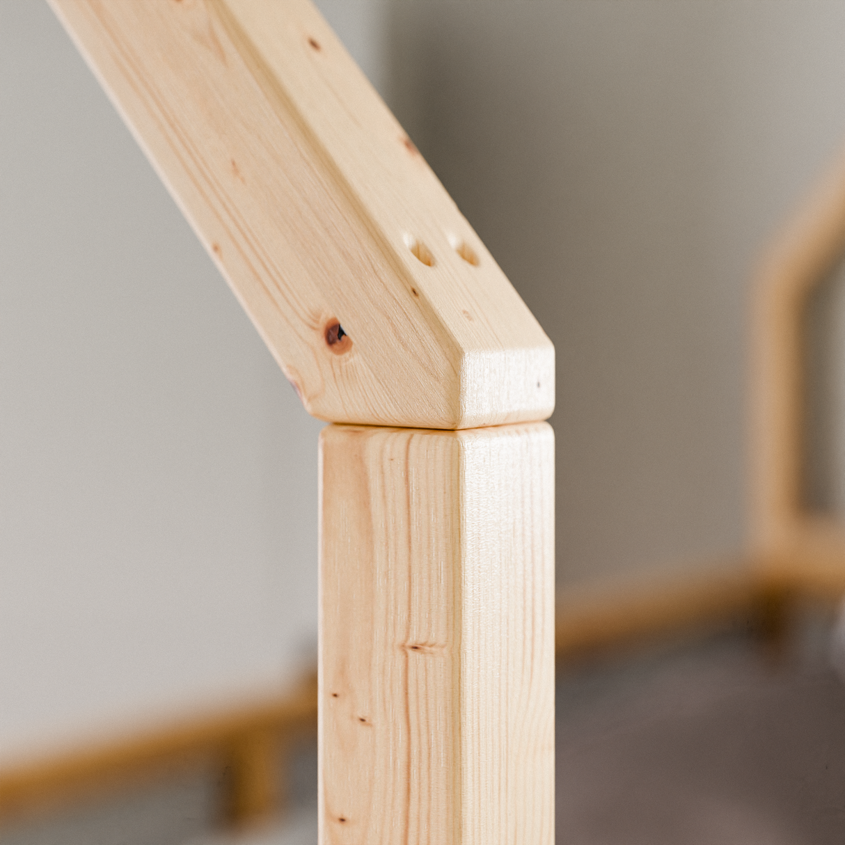 Dach „Lillevilla“ PLUS für IKEA Kura Hochbett Holzdach für Kura Clutter Cover