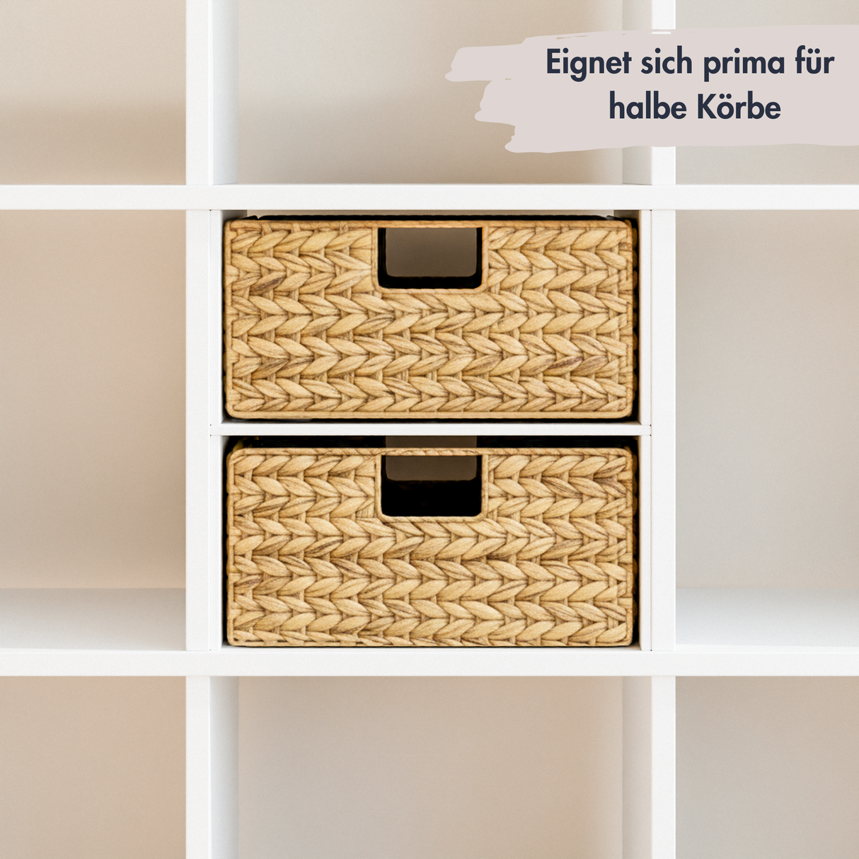 Fachteiler für IKEA Kallax Regal, verschiedene Varianten Fachteiler Clutter Cover