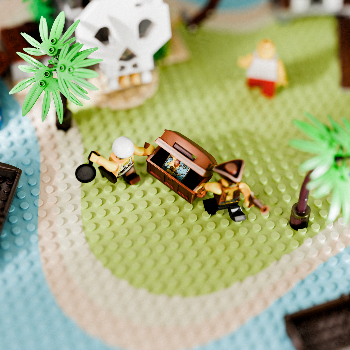 Bauplatte "Lillvik" für IKEA Kallax Regal kompatibel mit LEGO® Steinen, XXL Spieltisch Grundplatte zum Aufkleben Kallax Grundplatte für Klemmbausteine Clutter Cover