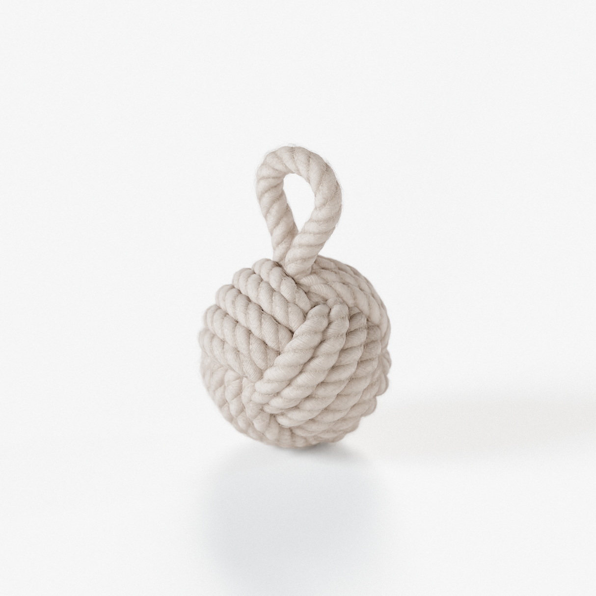 Maritimer Türstopper aus Tauwerk, Ø 15cm, 1.5kg Cremeweiß Türstopper Clutter Cover