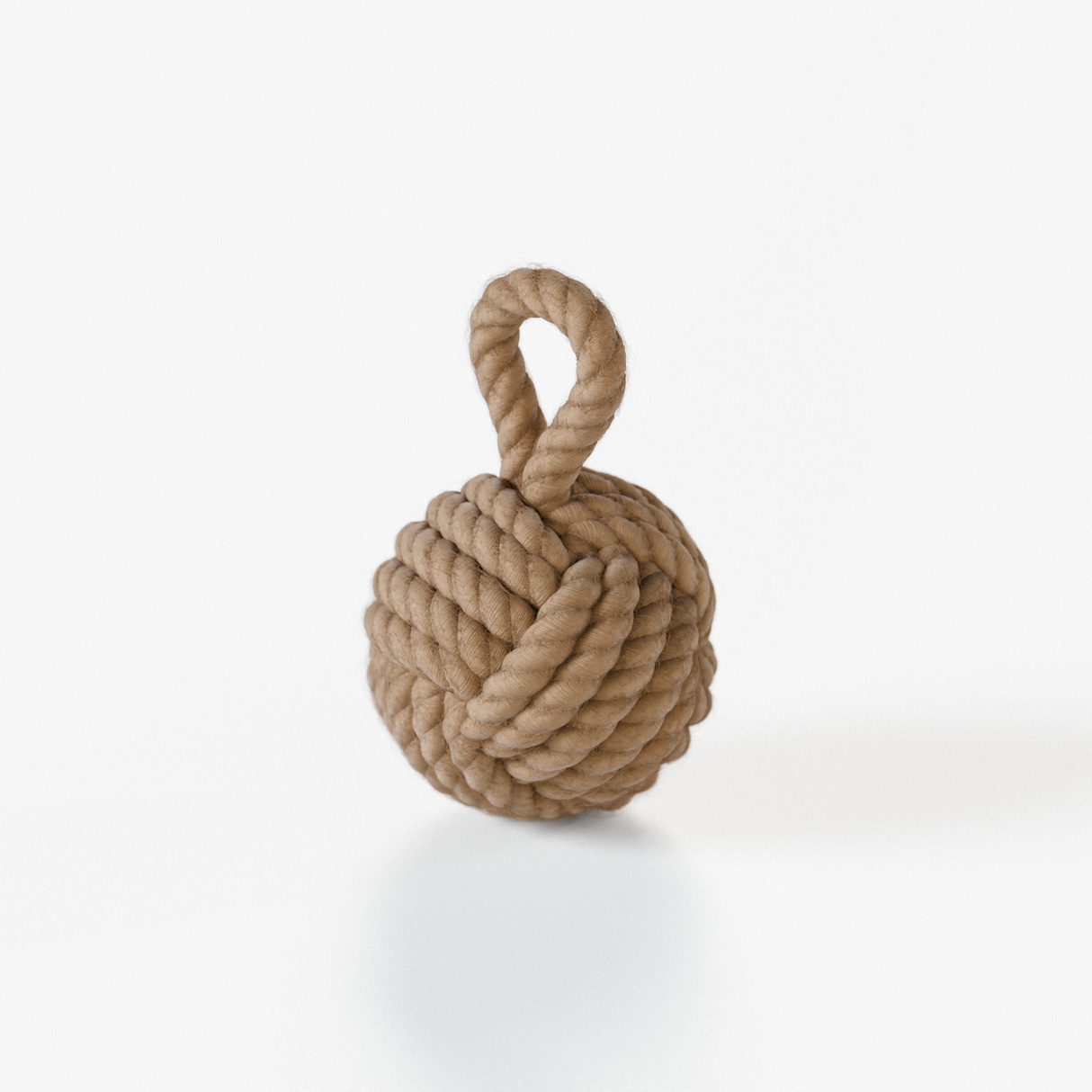 Maritimer Türstopper aus Tauwerk, Ø 15cm, 1.5kg Braun Türstopper Clutter Cover