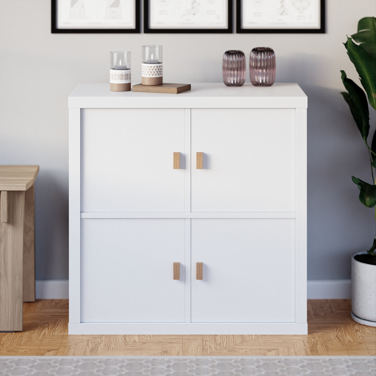 Möbelgriff „Greep“ aus Eichen-Holz für IKEA Möbel Clutter Cover