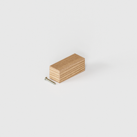 Möbelgriff „Greep“ aus Eichen-Holz für IKEA Möbel Einzelner Griff Clutter Cover