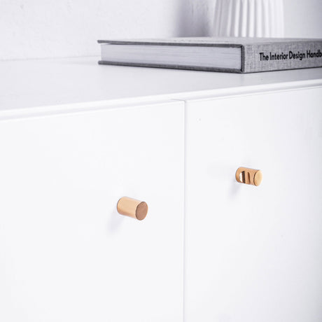 Möbelknöpfe Griffe passend für IKEA Möbel - Tube Gold Möbelgriffe Clutter Cover