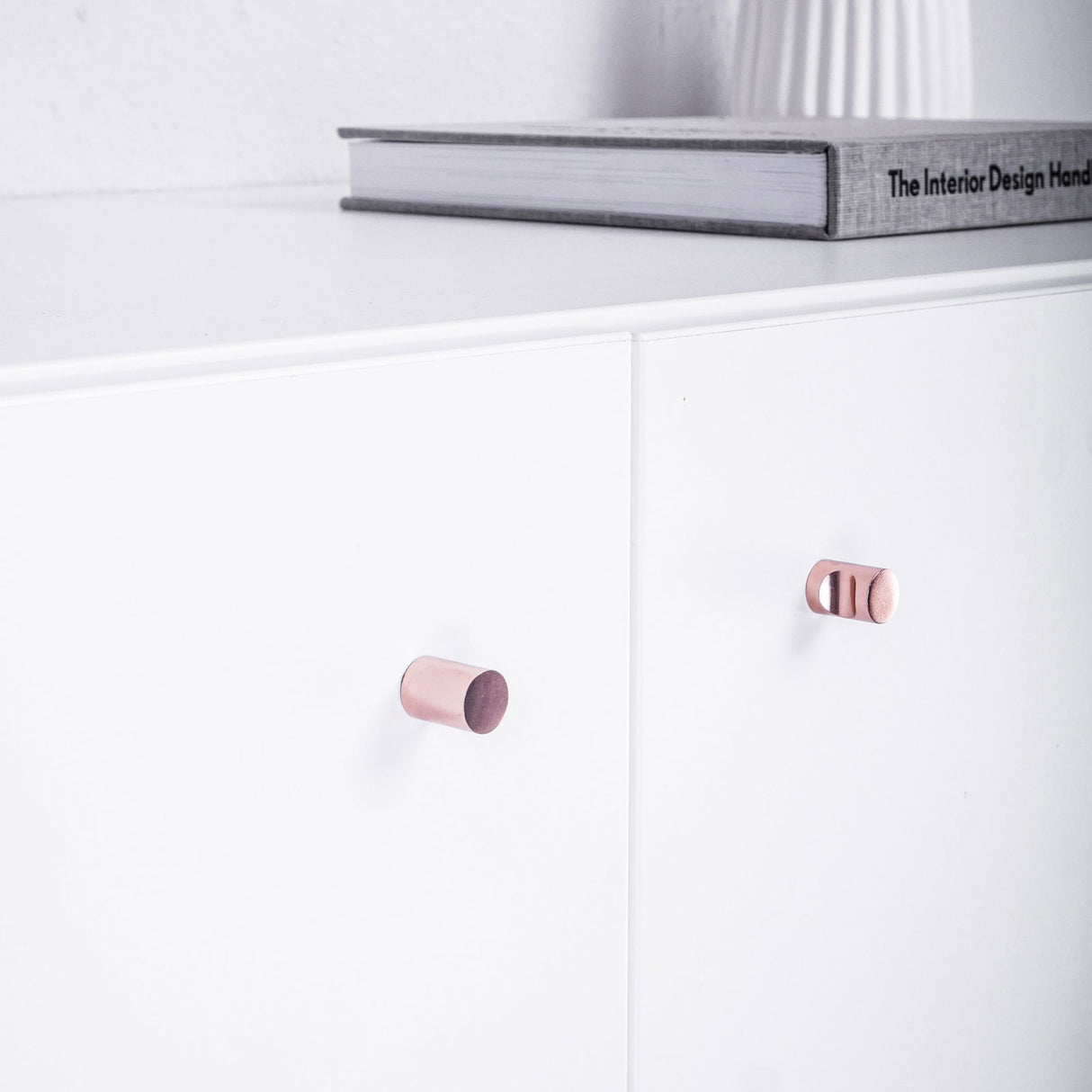 Möbelknöpfe Griffe passend für IKEA Möbel - Tube Rosé Möbelgriffe Clutter Cover