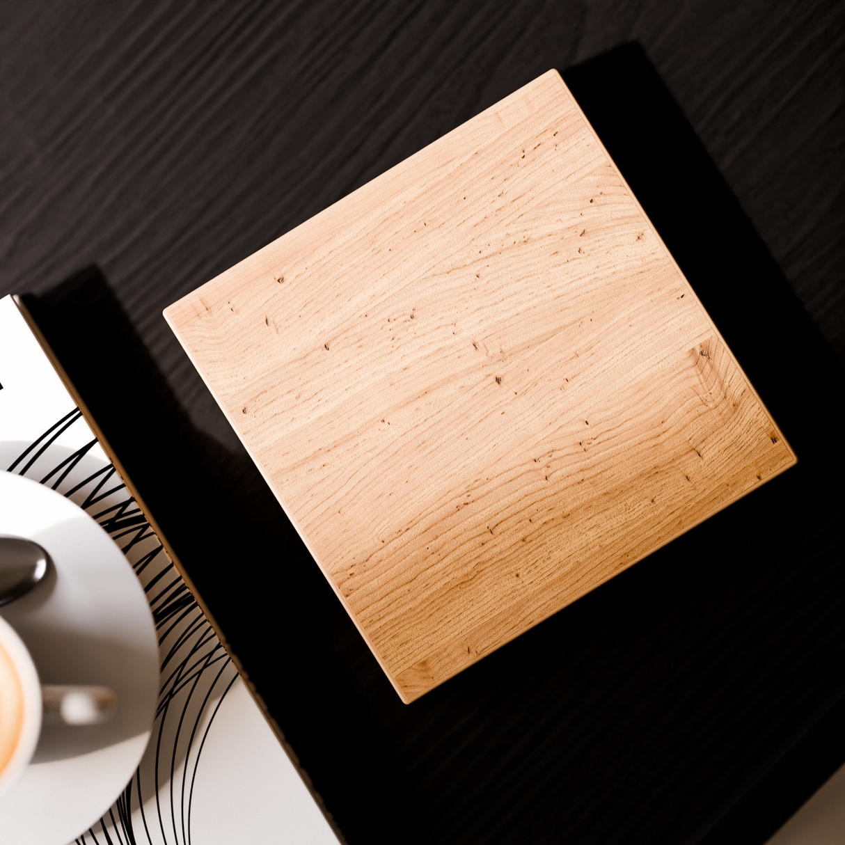 Holzplatten Muster 15 x 15 x 1,9cm - Artisan Eiche Holzplatte Clutter Cover