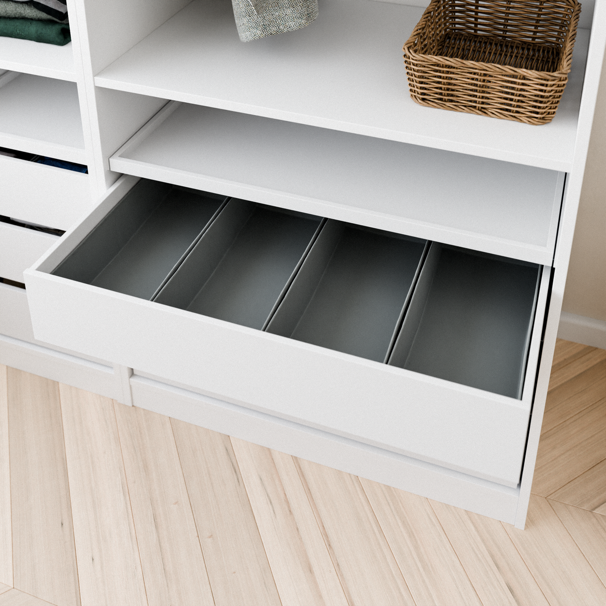 Organizer für PAX Schrank - Schubladen Ordnungssystem für IKEA Kleiderschrank Organizer Clutter Cover
