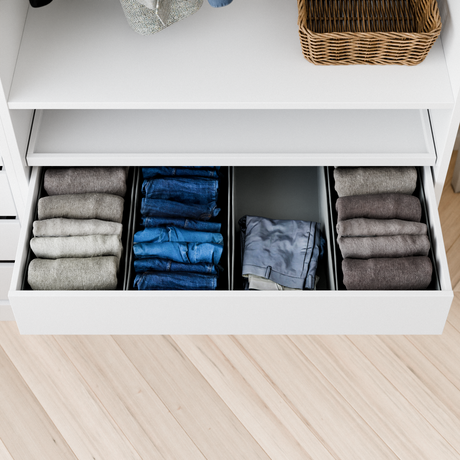 Organizer für PAX Schrank - Schubladen Ordnungssystem für IKEA Kleiderschrank Organizer Clutter Cover