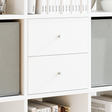 IKEA Kallax Einsatz mit 2 Schubladen, weiß - 33 x 33cm Schubladen Clutter Cover
