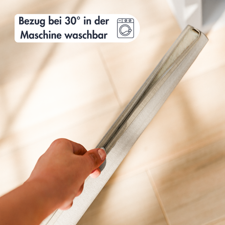 Sitzauflage für Ikea Kallax Regal, Beige, mit abnehmbarem Bezug - für 2er, 3er oder 4er Sitzbank Clutter Cover