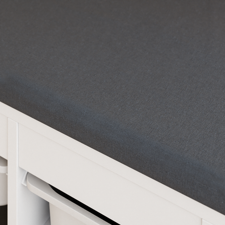 Sitzauflage für Ikea Trofast Regal in Grau oder Beige mit abnehmbarem Bezug Sitzpolster Clutter Cover