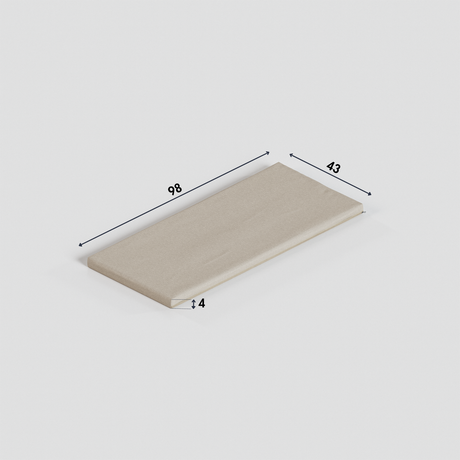 Sitzauflage für Ikea Trofast Regal in Grau oder Beige mit abnehmbarem Bezug Sitzpolster Clutter Cover