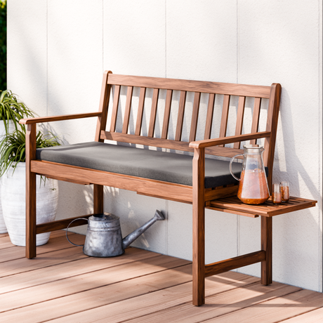 Sitzkissen nach Maß, 4cm starke Sitzauflage in Beige oder Grau, Länge bis 300cm, Breite bis 50cm Sitzauflage Clutter Cover