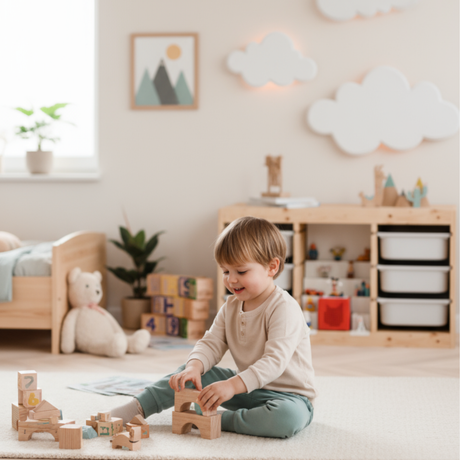 Tonie Regal für IKEA Trofast - Magnetische Treppe zur Aufbewahrung von Tonie Figuren Tonie Regal Clutter Cover