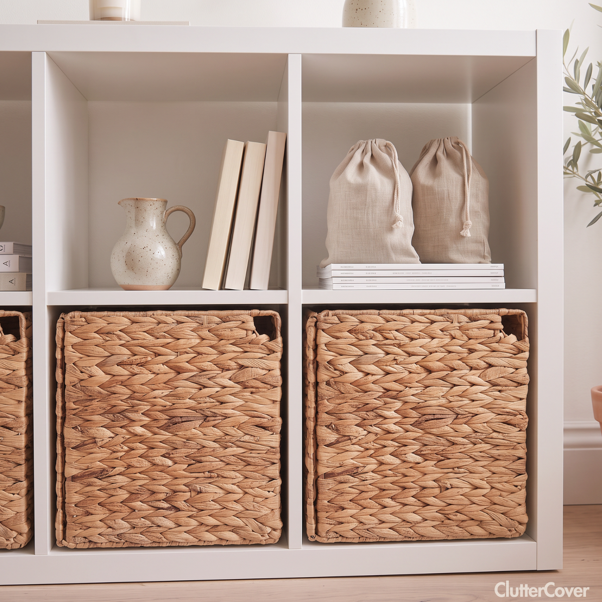 KORVDÖÖR – Tür aus Wasserhyazinthe für IKEA KALLAX Regal