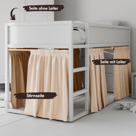 Vorhangstange für IKEA Kura Bett mit passendem Vorhang Vorhang Clutter Cover
