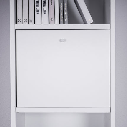 Regaleinsatz Klapptür für Ikea Billy Regal - Weiß