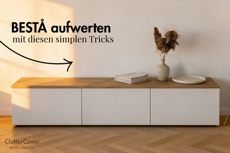ckplatte in Eiche – BESTÅ als hochwertiges Sideboard