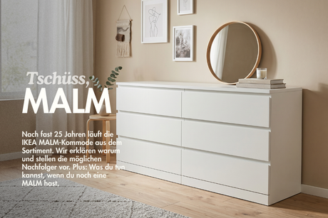 IKEA MALM Kommode im Schlafzimmer – die beliebte Serie wird 2026 aus dem Sortiment genommen