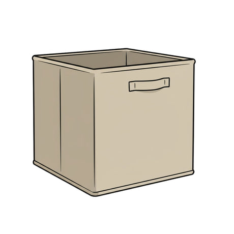 IKEA Aufbwahrungsboxen - Cluttercover - Aufbewahrungsboxen als perfekte Lösung für Stauraum und Ordnung passen für IKEA Kallax, Billy, Besta und Trofast