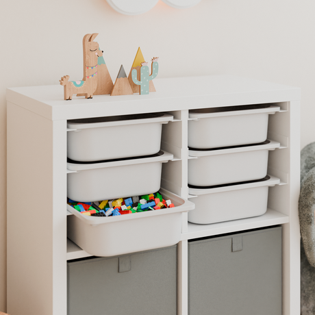 Kallax Aufbwahrung - Cluttercover - Aufbewahrungsboxen als perfekte Lösung für Stauraum und Ordnung passen für IKEA Kallax
