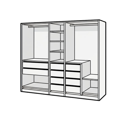 Pax Zubehör - Cluttercover - Zubehör passend für IKEA Pax