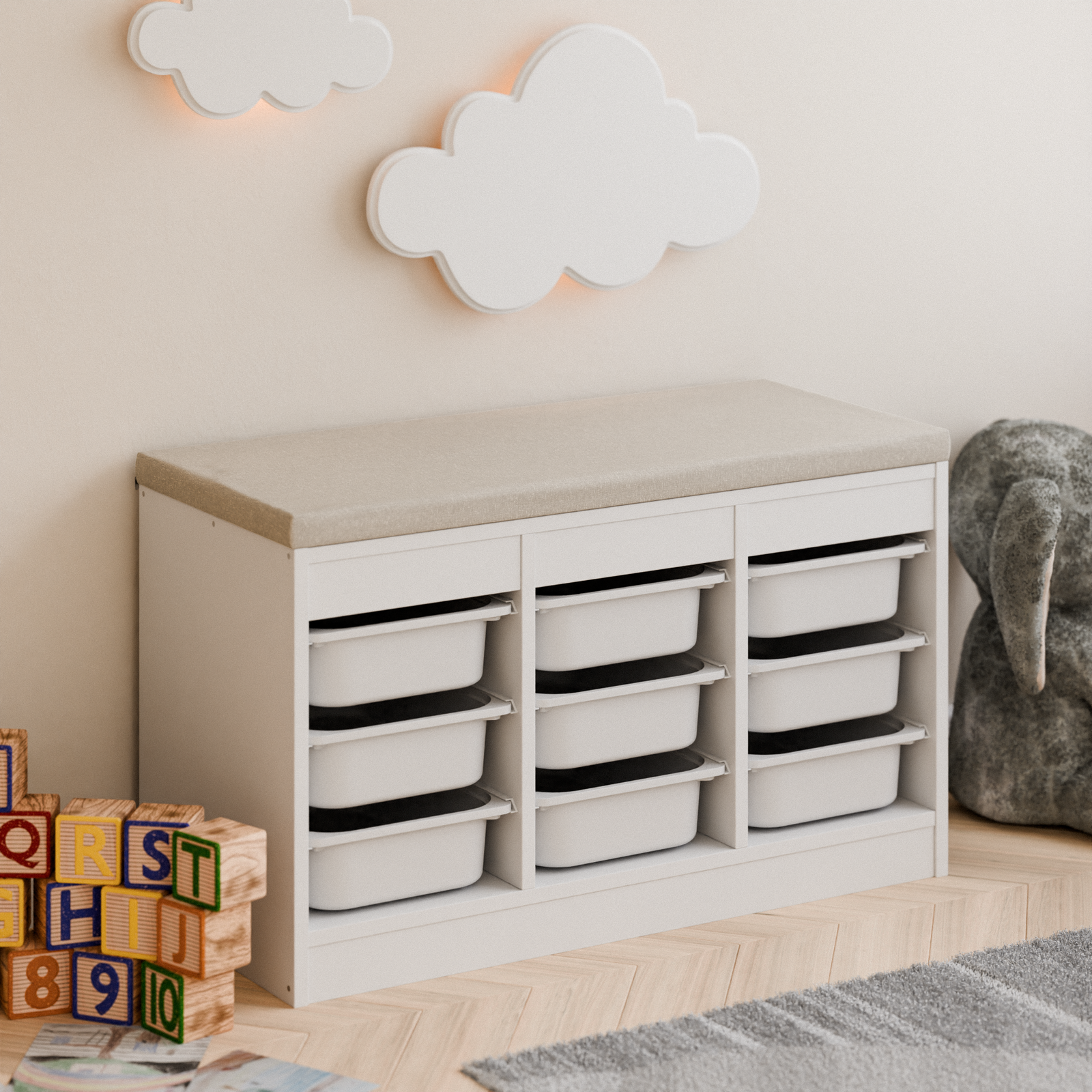 Trofast Sitzbank: Komfort & Stauraum für dein IKEA Regal
