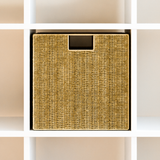 Korb für Kallax Regal aus Seegras 32 x 34,5 x 32cm, Flechtkorb Kallax Einsatz Clutter Cover