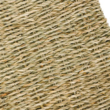 2er Set Korb aus Seegras 30 x 34 x 15cm für halbes Kallax Fach, Flechtkorb Kallax Einsatz Clutter Cover