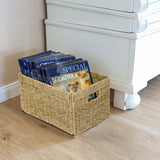 Billy Korb aus Seegras 35 x 25 x 20cm, geflochtener Aufbewahrungskorb Billy Einsatz Clutter Cover